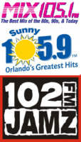 CBS Orlando Mix 105.1 WOMX Sunny 105.9 WOCL 102 Jamz WJHM Rick Stacy Erica Lee Erika Leigh Michael Saunders 95.5 WPGC