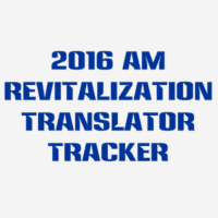 2016 AM Revitalization Translator Tracker