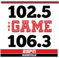 102.5 106.3 The Game WPRT-FM Nashville