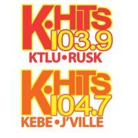 KHits K-Hits 103.9 KTLU Rusk 104.7 KEBE Jacksonville