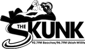 92.7 96.7 The Skunk Fort Bragg Ukiah Mendocino KUNK KMFB Hoot Hooten John Rio