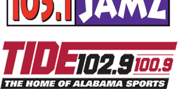 105.1 Jamz WALJ Tuscaloosa Tide 102.9 100.9 WTID