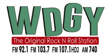 740 103.7 WDGY Hudson 92.1 St. Paul 107.1 KTMY-HD2