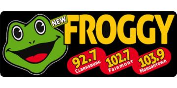 Froggy 102.7 WGYE Clarksburg Fairmont 103.9 Morgantown