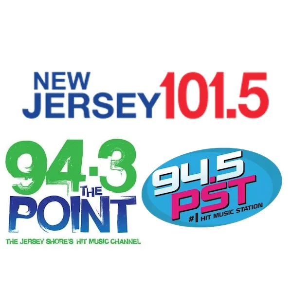 New Jersey 101.5 WKXW Trenton 94.5 WPST 94.3 The Point WJLK